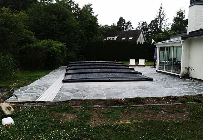 poolrenovering med pooltak i stockholm 3
