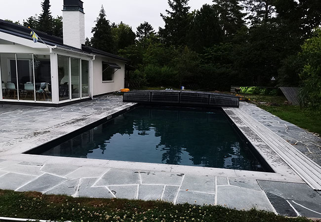 poolrenovering med pooltak i stockholm 6